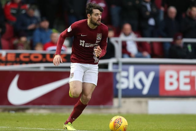 Cobblers have not been spoilt for great right-backs in recent seasons, which makes Brendan Moloney an obvious pick. The Irishman loved to go charging forward when free from injury and he always was solid at the back.