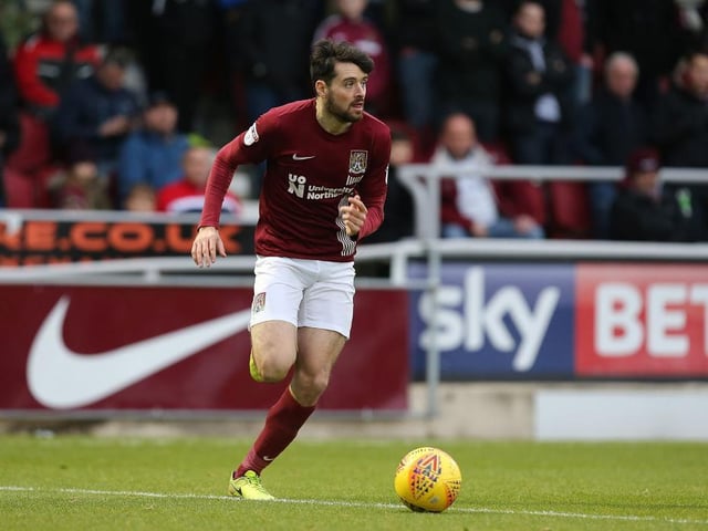 Cobblers have not been spoilt for great right-backs in recent seasons, which makes Brendan Moloney an obvious pick. The Irishman loved to go charging forward when free from injury and he always was solid at the back.