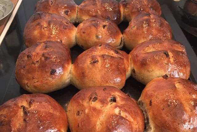 My first ever home made hot cross buns!