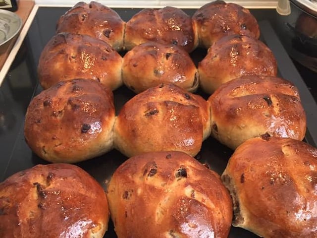 My first ever home made hot cross buns!