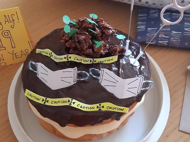 Our sons 18th birthday cake