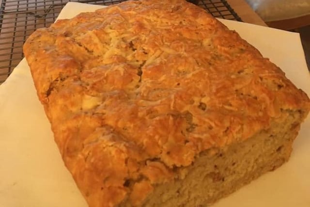 Yvonne Amura made cheese and onion beer bread with St Ives Light Ale, and is the East Sussex winner of the Great British Bake In 2020 SUS-200414-150818001