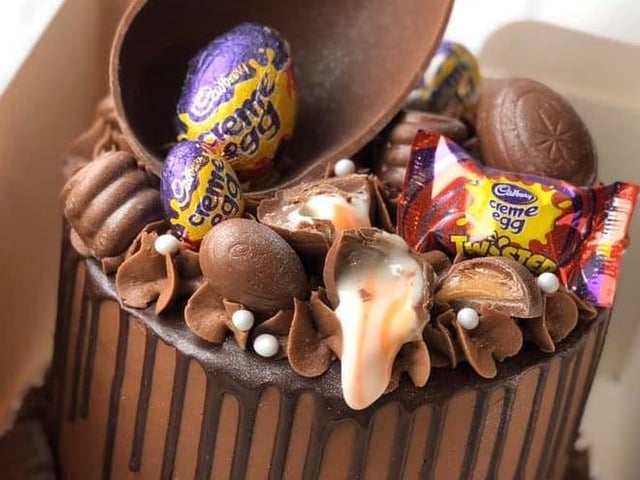 Lauren Whitburn made an Easter egg drip cake and came in third place for West Sussex SUS-200414-150938001