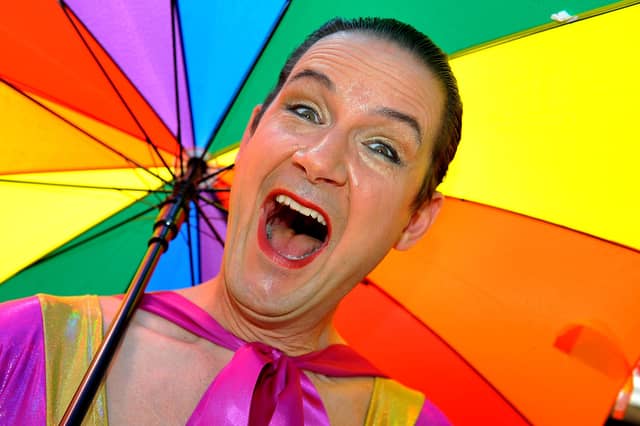 Britain’s Got Talent contestant Vince Venus at Bolney Pram Race 2019. Picture: Steve Robards SR1910405