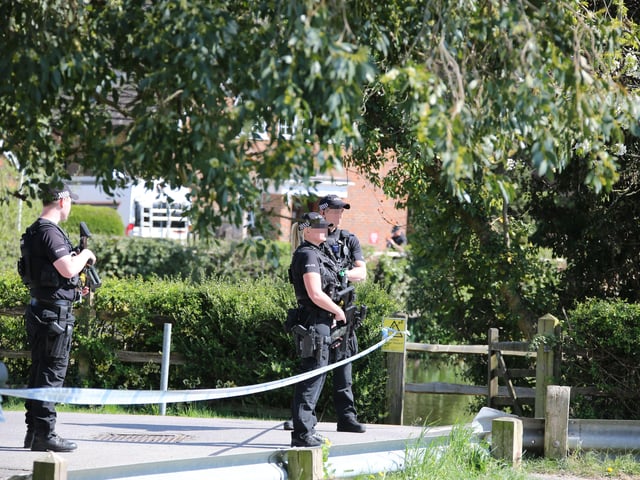 The scene of the incident