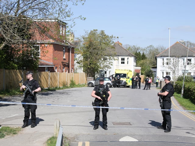 The scene of the incident