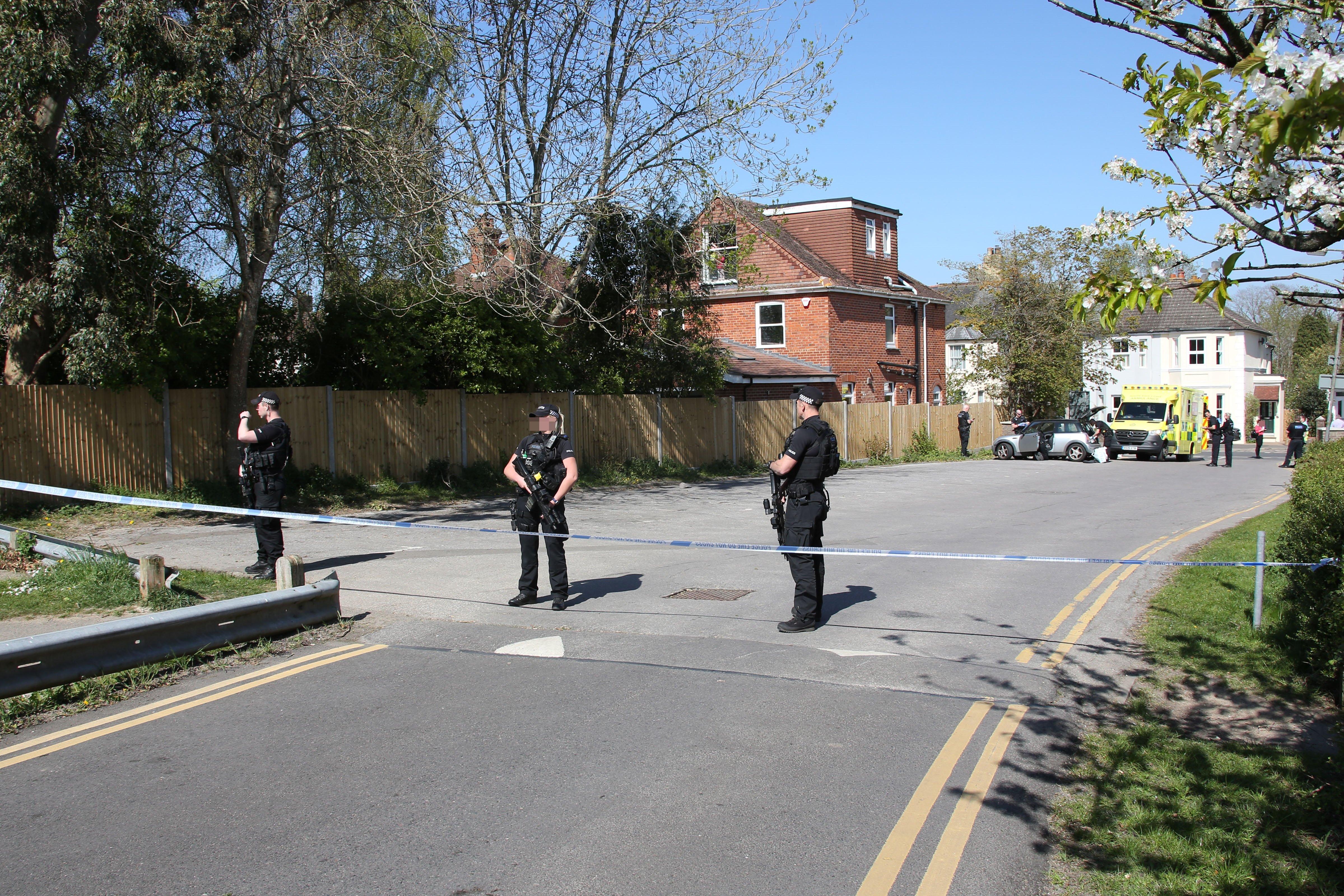 The scene of the incident