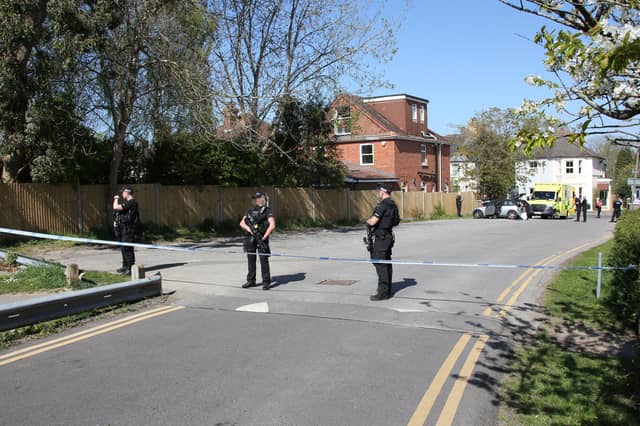 The scene of the incident