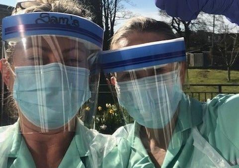 Charlotte Pilot and Samantha Thurston of the Irvine Unit in Bexhill