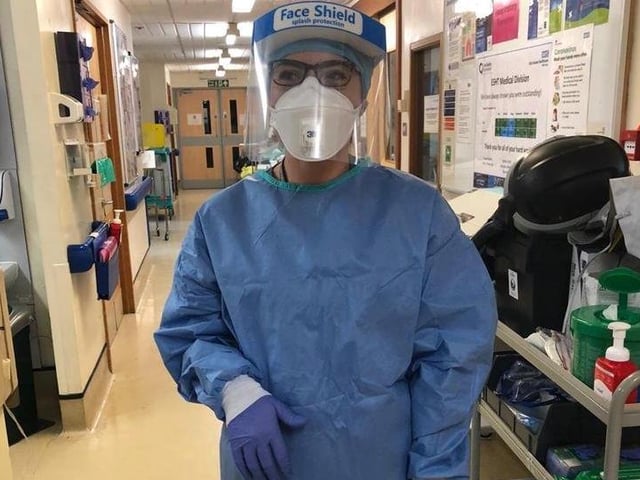Lianne Williams, coronavirus ward at Eastbourne DGH