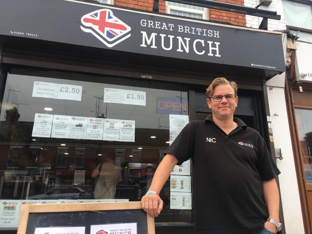 Great British Munch owner Nic Farrell