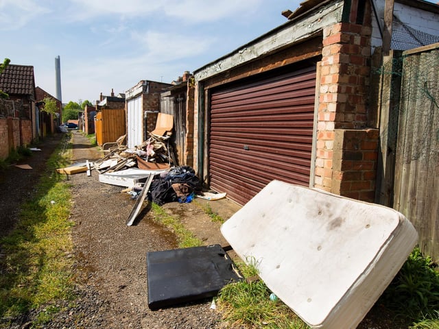 Another mattress in Greenwood Road, St James'. Photo: Leila Coker