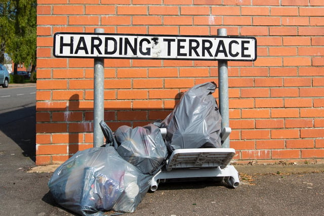 More rubbish in Harding Terrace, Semilong. Photo: Leila Coker