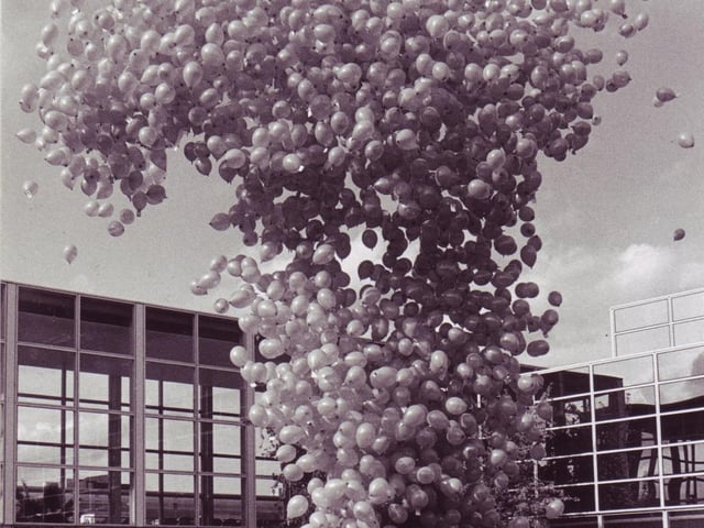 Red balloon release