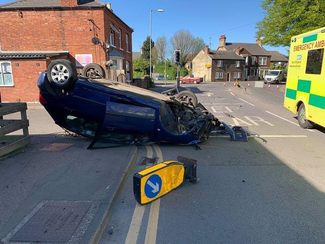 A man was charged with a number of offences including drink-driving, diriving while uninsured and without a licence, assault and criminal damage after a crash in Lynn Road, Wisbech