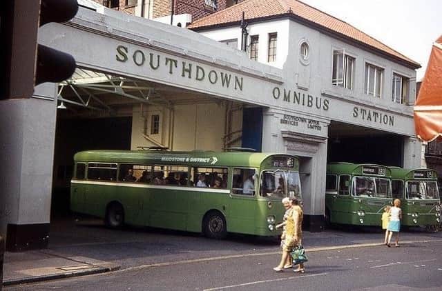 The old bus station in Pevensey Road