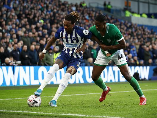 The left sided player left Albion in the last January transfer window for Nottingham Forest