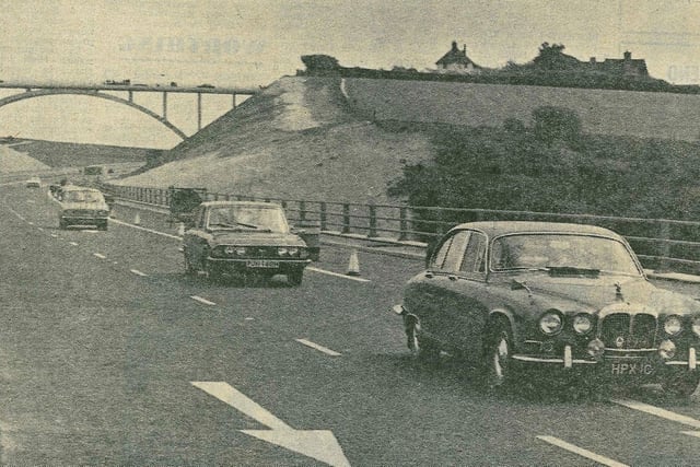 A27 Shoreham, a picture from front page of Shoreham Herald, May 23, 1970