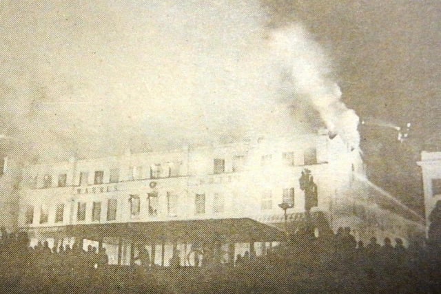 The Warnes Hotel fire in Worthing in October 1987