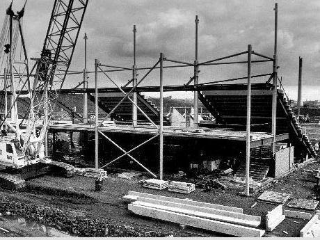 Construction of Sixfields Stadium Northampton 1994
