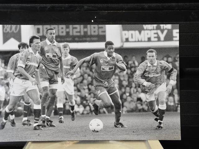 STEVE ANTHROBUS: Apps: 2. A big, strong striker who arrived at London Road on loan from Premier League Wimbledon in the 1993-94 season. He only played twice without scoring, but that was enough for him to christened Steve 'Blunderbus' by Posh fans.