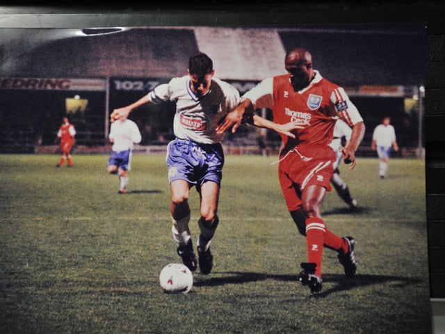 PETER SHEARER: Apps: 0. 'Posh sign Shearer' screamed the ET headline in 1997 and even though it wasn't Alan it was still a pretty fine signing of a midfielder who scored plenty of goals for Bournemouth and Birmingham. Unfortunately he was crocked by the time Barry Fry picked him up and spent two seasons in the treatment room only making the first-team squad three times without stepping foot on the pitch.