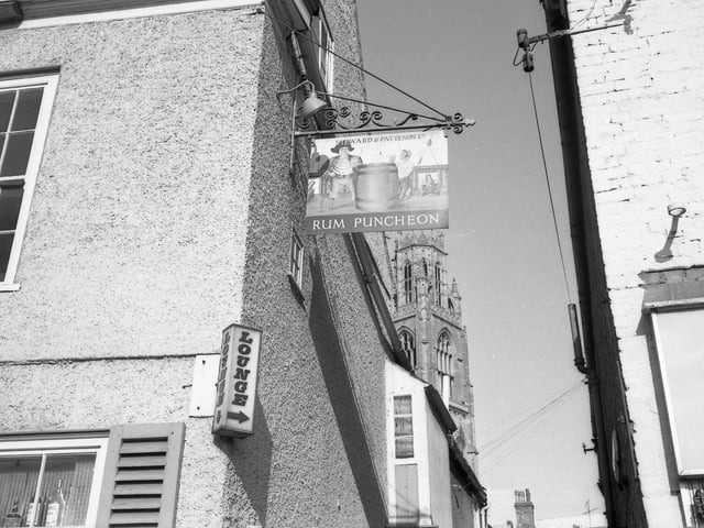 The Rum Puncheon, in Market Place. A puncheon is a large cask - a pair of pirates appear to be enjoying one on the pub sign. Picture: JPIMedia