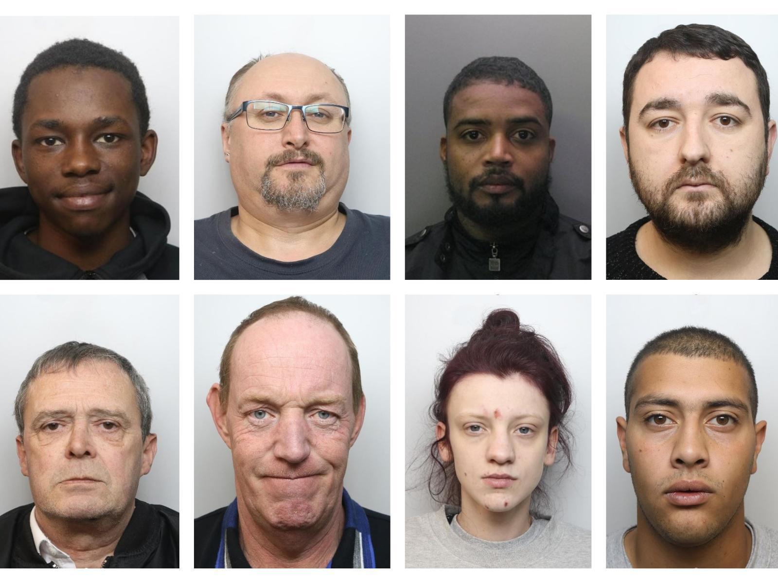 Some of the criminals jailed