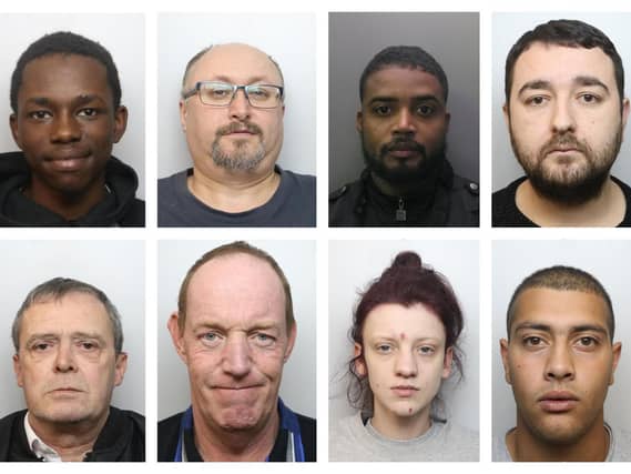 Some of the criminals jailed