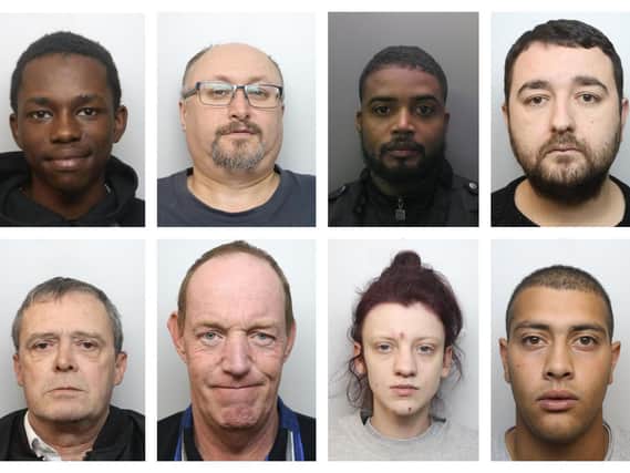 Some of the criminals jailed