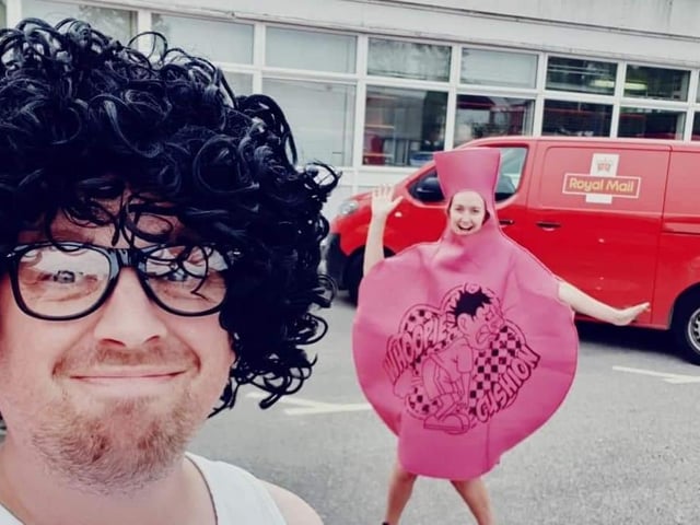 Posties donned fancy dress in memory of their colleague