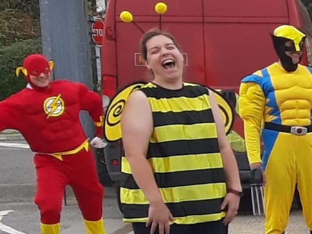 Posties donned fancy dress in memory of their colleague