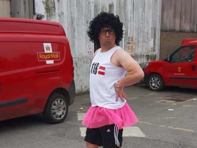 Posties donned fancy dress in memory of their colleague