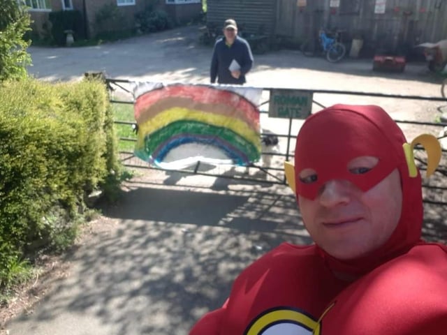 Posties donned fancy dress in memory of their colleague