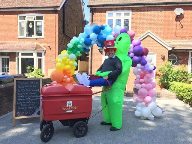 Posties donned fancy dress in memory of their colleague