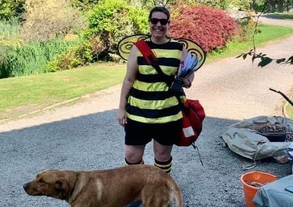 Posties donned fancy dress in memory of their colleague