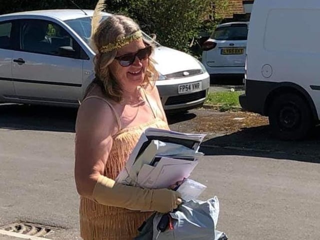 Posties donned fancy dress in memory of their colleague