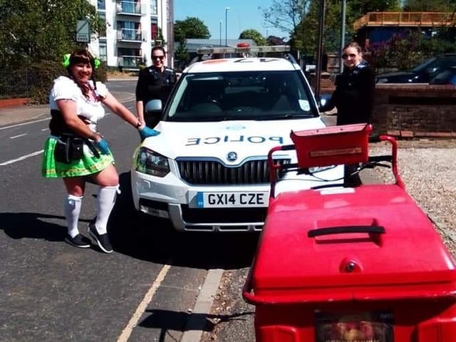 Posties donned fancy dress in memory of their colleague