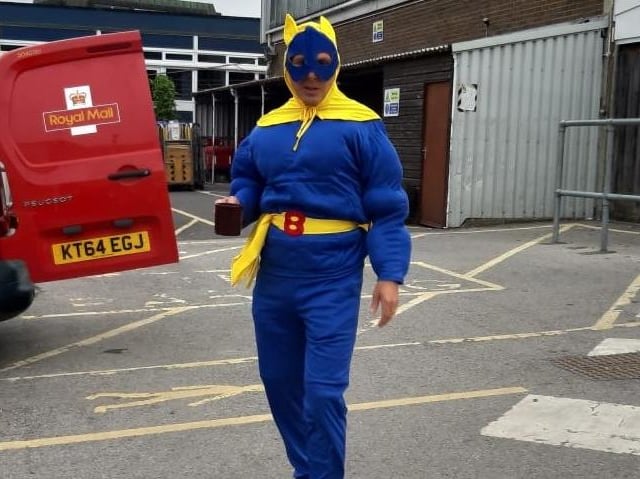 Posties donned fancy dress in memory of their colleague