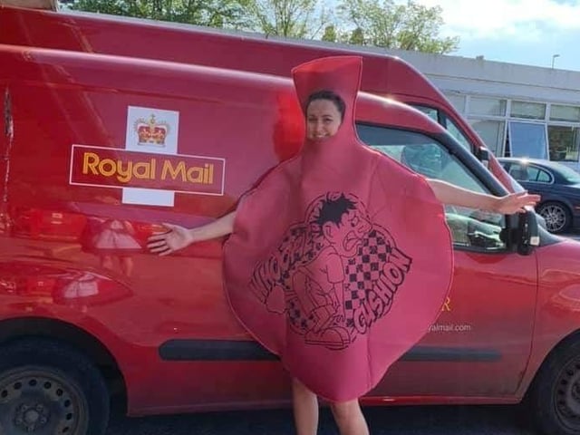 Posties donned fancy dress in memory of their colleague