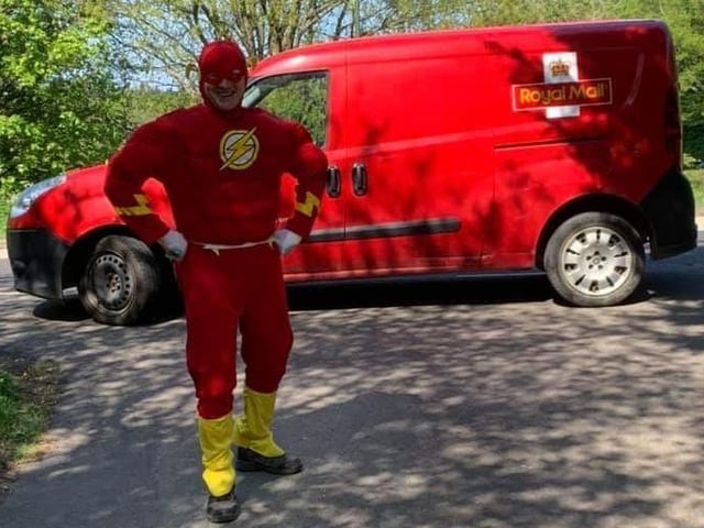 Posties donned fancy dress in memory of their colleague
