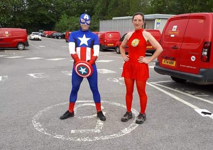 Posties donned fancy dress in memory of their colleague