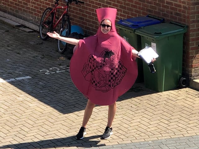 Posties donned fancy dress in memory of their colleague