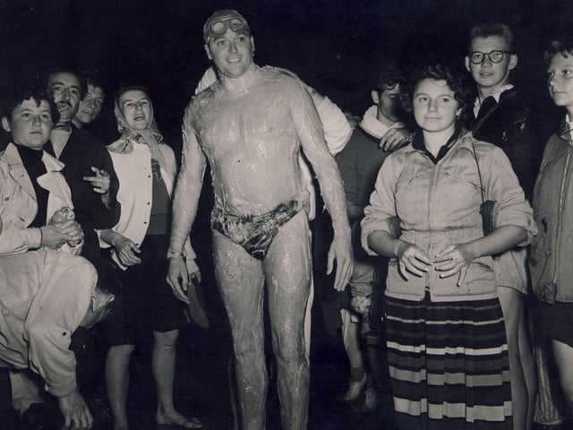 Victor Birkett after his Channel swim