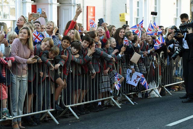 Harry and Meghan's visit Chichester