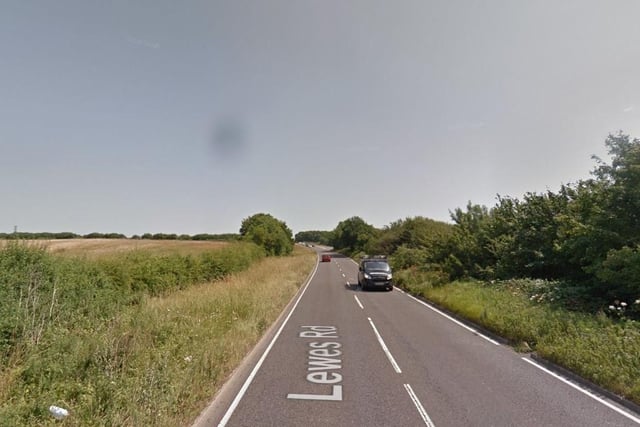 16. The A27 in Wealden - 201 accidents
