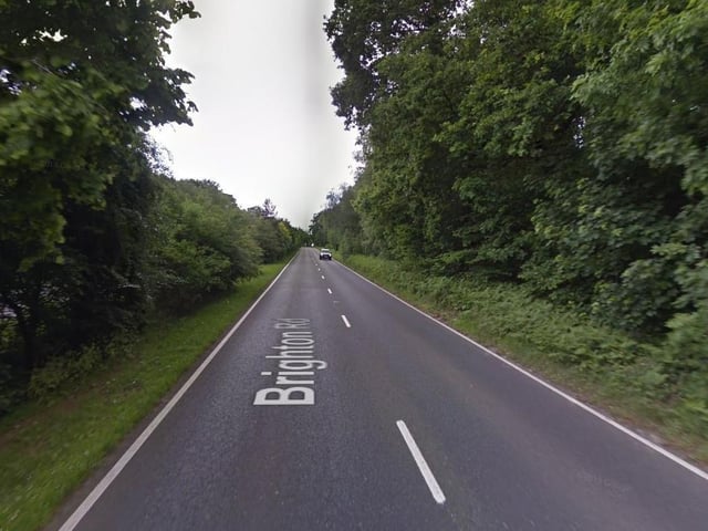 6. The A23 in Crawley - 284 accidents
