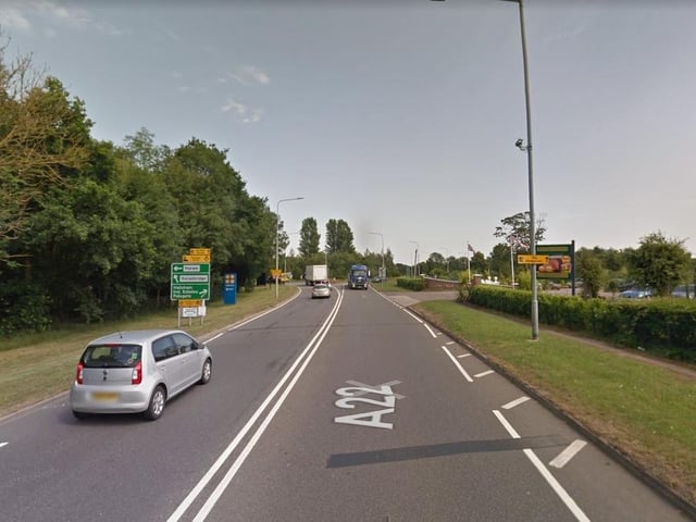 7. The A22 in Wealden district - 251 accidents