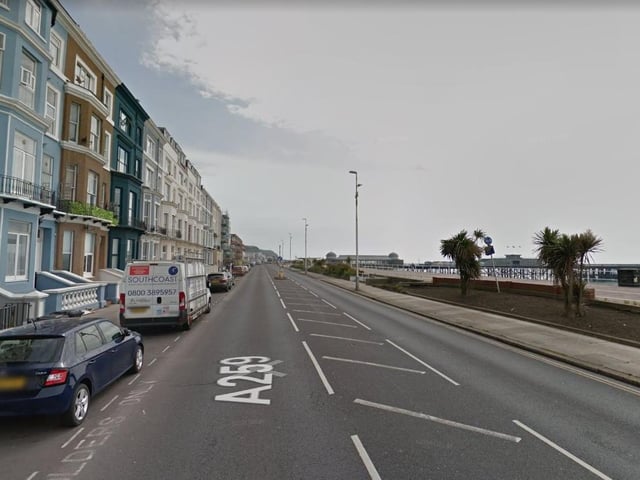 12. The A259 in Hastings - 217 accidents