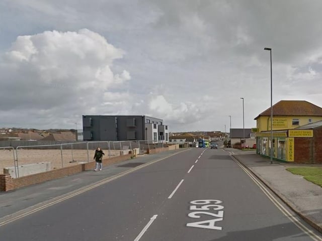 8. The A259 in Lewes district - 246 accidents